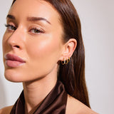 Classic Twist Creoler 18K Guldbelagt 10mm