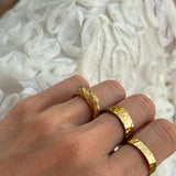Wind Loop Ring 18K Guldbelagt