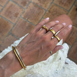 Wind Loop Ring 18K Guldbelagt