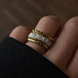 Eternity Krystal Ring 18K Guldbelagt