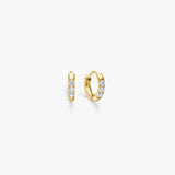 Classic Krystal Creoler 18K Guldbelagt Helix 6mm
