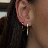 Heart Classic Creoler 18K Guldbelagt Lille