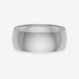 Classic Band Ring Sølvfarvet 8mm