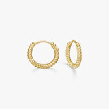 Classic Twist Creoler 18K Guldbelagt 10mm