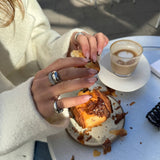 Dome Ring Sølvfarvet