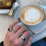 Classic Band Ring Sølvfarvet 8mm