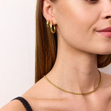 Rope Choker 18K Guldbelagt 3mm