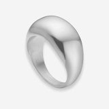 Dome Ring Sølvfarvet