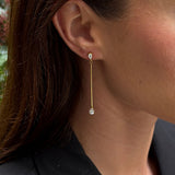 Krystal Teardrop Øreringe 18K Guldbelagt