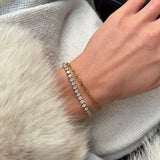 Twisted Armbånd 18K Guldbelagt