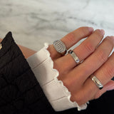 Classic Band Ring Sølvfarvet 4mm