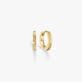 Sun Kiss Creoler 18K Guldbelagt 10mm