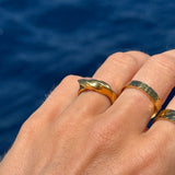 Wind Classic Loop Ring 18K Guldbelagt