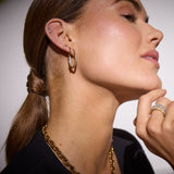 Classic Krystal Stud Øreringe Sølvfarvet 2mm/3mm