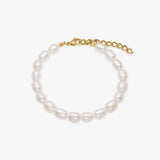 7mm classic perle armbaand