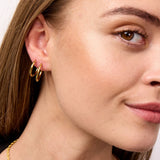 Camilla Krøyer Jewellery Classic Creoler 18K Guldbelagt 16mm sæt