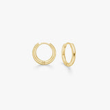 Classic Creoler 18K Guldbelagt Helix 6mm