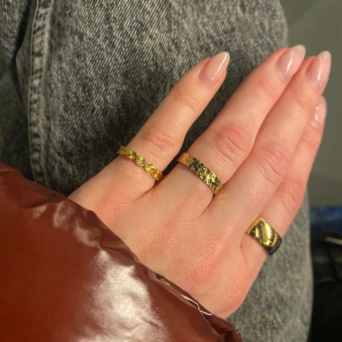 Sun Kiss Eternity ring 18K guldbelagt 3mm Camilla Krøyer Jewellery