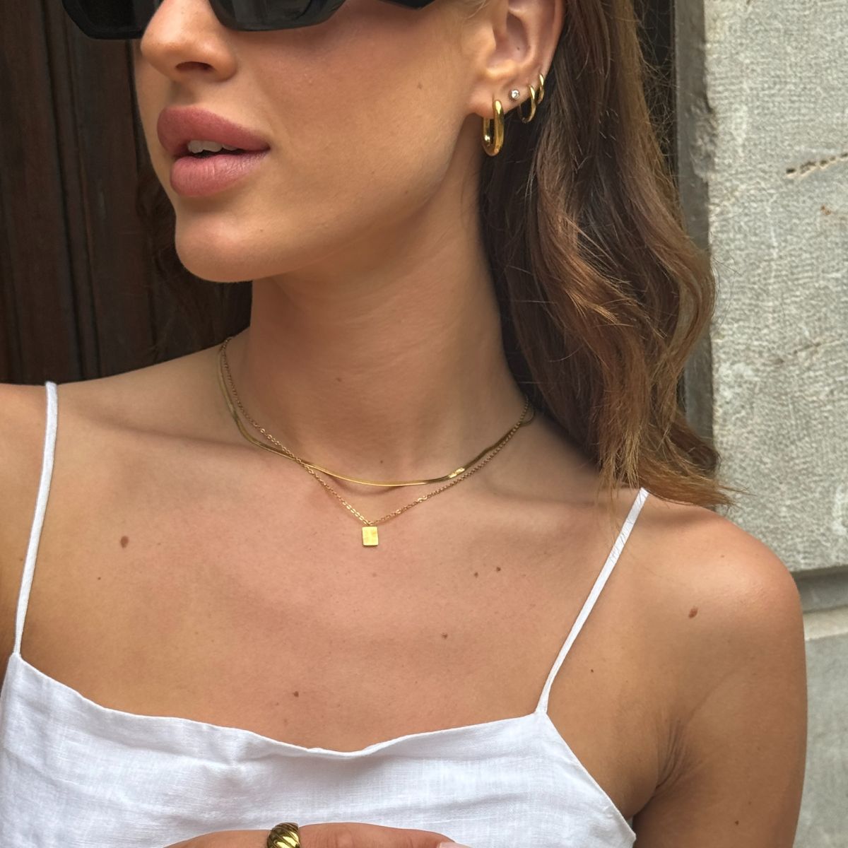 Flad Slangekæde 18K Guldbelagt 2mm Camilla Kroeyer Jewellery 05