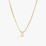 Flad Slangekæde 18K Guldbelagt 2mm Camilla Kroeyer Jewellery 15