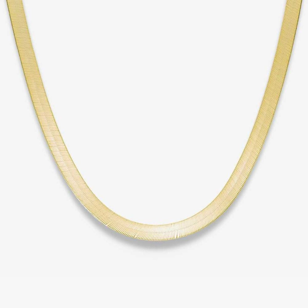 Flad Slangekaede 18K Guldbelagt 6mm Camilla Kroeyer Jewellery