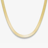 Flad Slangekaede 18K Guldbelagt 6mm Camilla Kroeyer Jewellery