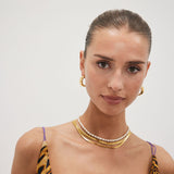Flad Slangekaede 18K Guldbelagt 6mm Camilla Kroeyer Jewellery 01