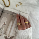 Classic Band Ring 18K Guldbelagt 4mm