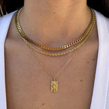 Rope Choker 18K Guldbelagt 3mm