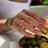 Wind Loop Ring 18K Guldbelagt