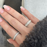 Eternity Krystal Ring Sølvfarvet
