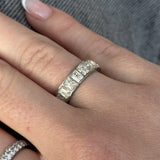 Eternity Krystal Ring Sølvfarvet