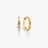 Sun Kiss Creoler 18K Guldbelagt 12mm Camilla Krøyer Jewellery