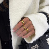 Sun Kiss Eternity ring 18K guldbelagt 3mm Camilla Krøyer Jewellery