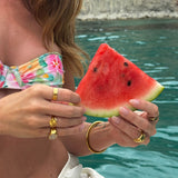 Sun Kiss Rund Ring 18K Guldbelagt Camilla Krøyer Jewellery