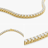 Tennis Luxe Icon Halskæde 18K Guldbelagt