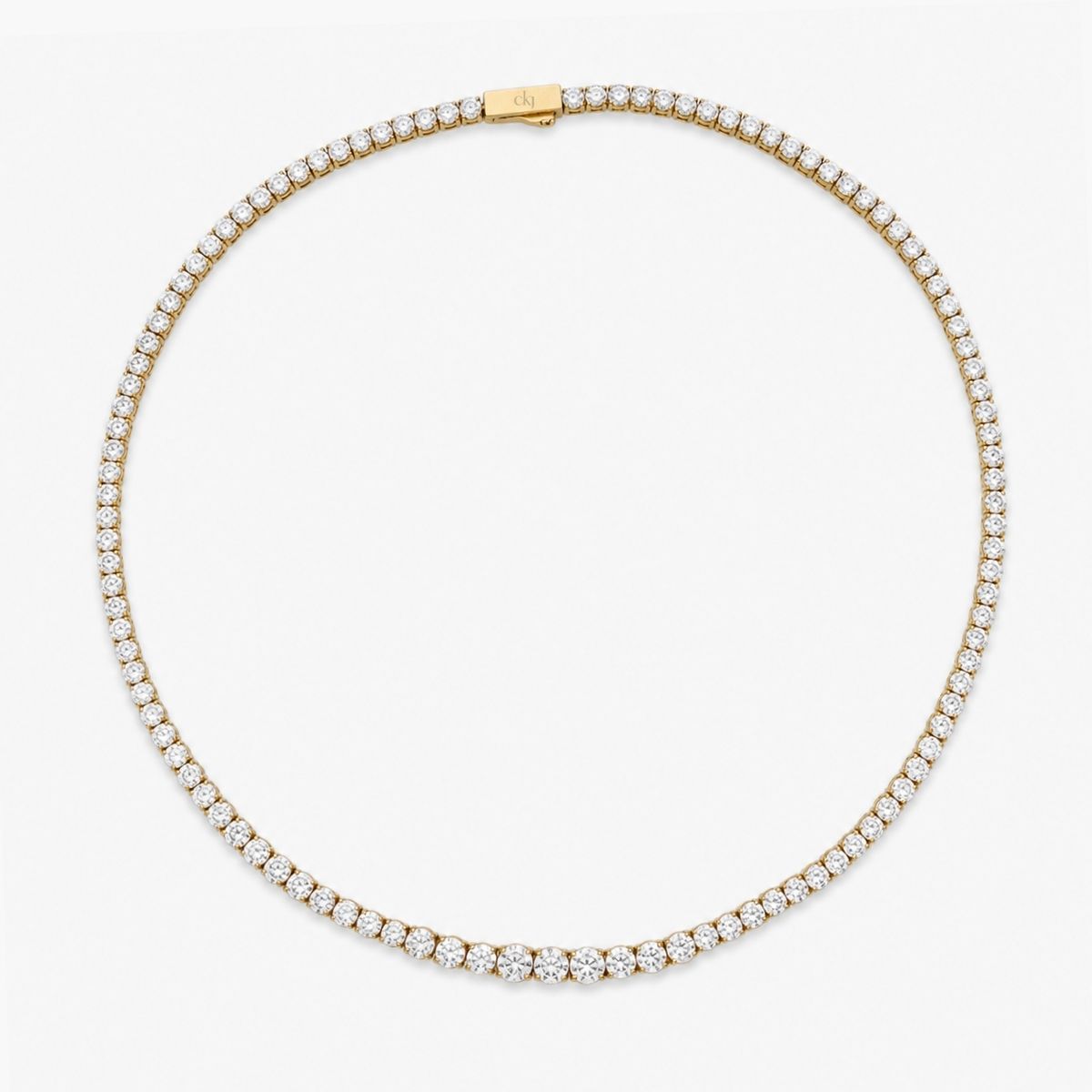 Tennis Luxe Icon Halskæde 18K Guldbelagt
