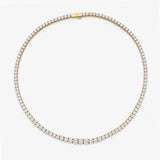 Tennis Luxe Icon Halskæde 18K Guldbelagt