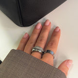 Classic Dome Ring Sølvfarvet