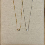 Camilla Krøyer Jewellery Floating Krystal Halskæde 18K Guldbelagt 