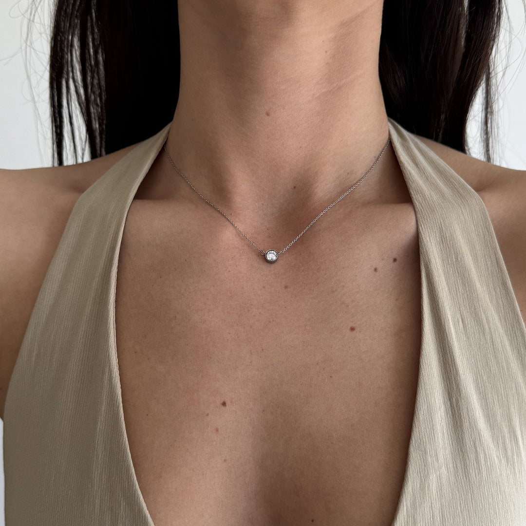 Floating Krystal Halskaede Camilla Kroeyer Jewellery