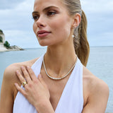 Tennis Luxe Icon Halskæde 18K Guldbelagt
