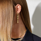 Scoria Dangler Duo Øreringe 925S guld [LIMITED EDITION] Camilla Krøyer Jewellery