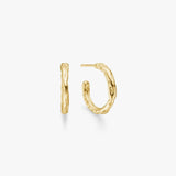 Camilla Krøyer Jewellery Melted Hoops 18K Guldbelagt Lille