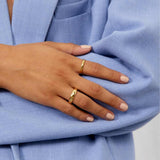 Camilla Krøyer Jewellery Classic Band Ring 18K guldbelagt 2mm