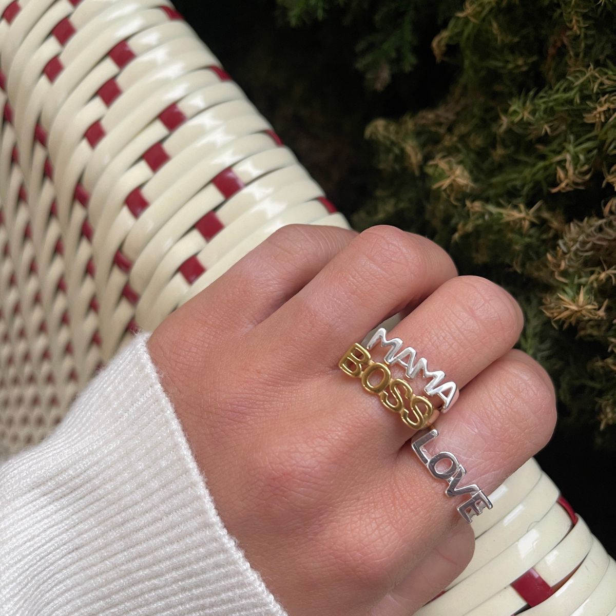 Camilla Krøyer Jewellery BOSS Signet Ring 18K Guldbelagt