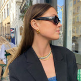 Camilla Krøyer Jewellery Hamret Classic Hoops 18K Guldbelagt 15mm