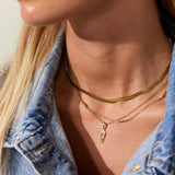 Melted Charm Halskæde 18K Forgyldt Sølv [LIMITED EDITION] -Camilla Krøyer Jewellery 
