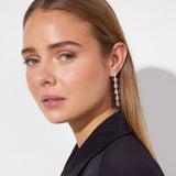 Scoria Dangler øreringe 925S Sølvbelagt Lang Camilla Krøyer Jewellery