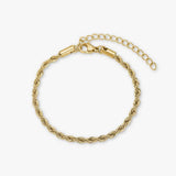 Rope Armbånd 18K Guldbelagt 3mm Camilla Krøyer Jewellery